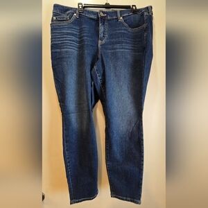 Torrid Women's Mid-Rise Skinny Jeans - Dark Blue 20R